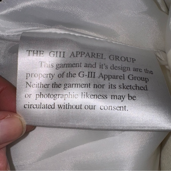 Nine West Swing Coat Wool 3/4 Sleeve Ivory 4 Rare Ad or Photoshoot Sample! White - Picture 7 of 7